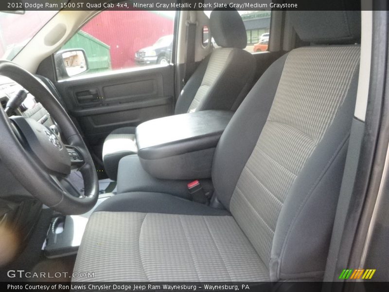 Mineral Gray Metallic / Dark Slate Gray/Medium Graystone 2012 Dodge Ram 1500 ST Quad Cab 4x4