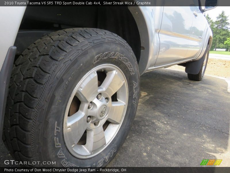 Silver Streak Mica / Graphite 2010 Toyota Tacoma V6 SR5 TRD Sport Double Cab 4x4