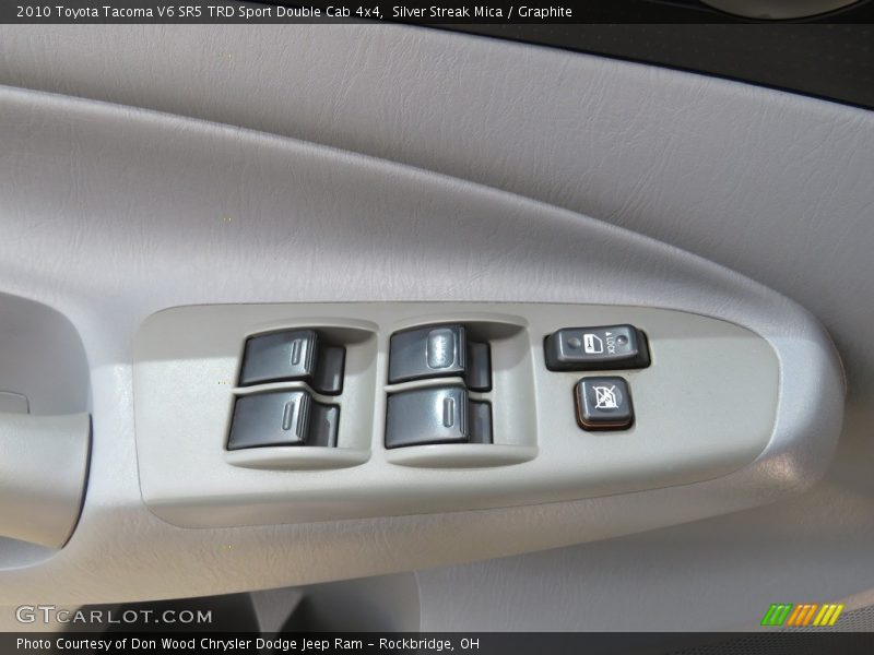 Silver Streak Mica / Graphite 2010 Toyota Tacoma V6 SR5 TRD Sport Double Cab 4x4