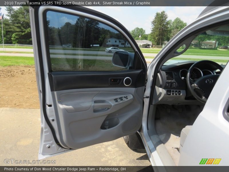 Silver Streak Mica / Graphite 2010 Toyota Tacoma V6 SR5 TRD Sport Double Cab 4x4