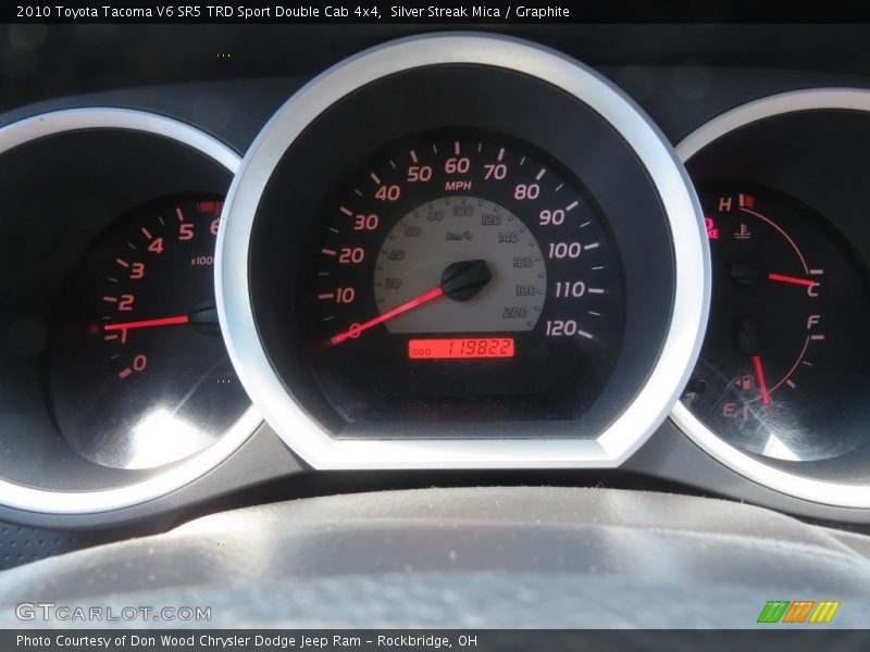 Silver Streak Mica / Graphite 2010 Toyota Tacoma V6 SR5 TRD Sport Double Cab 4x4