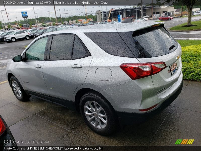 Silver Ice Metallic / Medium Ash Gray 2019 Chevrolet Equinox LS AWD