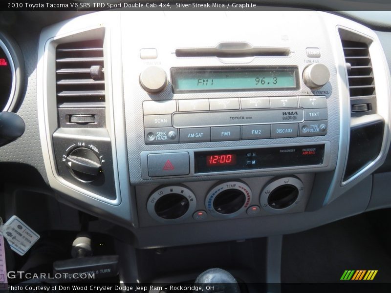 Silver Streak Mica / Graphite 2010 Toyota Tacoma V6 SR5 TRD Sport Double Cab 4x4