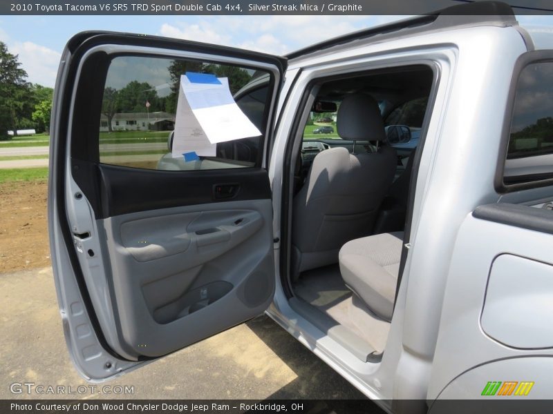 Silver Streak Mica / Graphite 2010 Toyota Tacoma V6 SR5 TRD Sport Double Cab 4x4