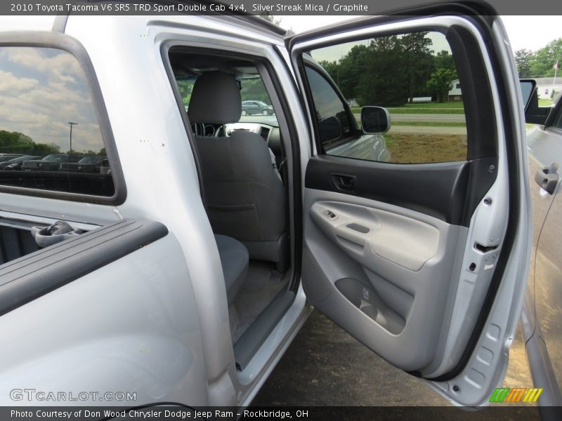 Silver Streak Mica / Graphite 2010 Toyota Tacoma V6 SR5 TRD Sport Double Cab 4x4