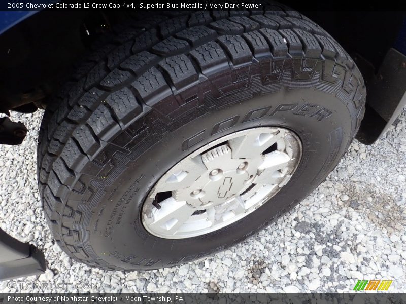 Superior Blue Metallic / Very Dark Pewter 2005 Chevrolet Colorado LS Crew Cab 4x4