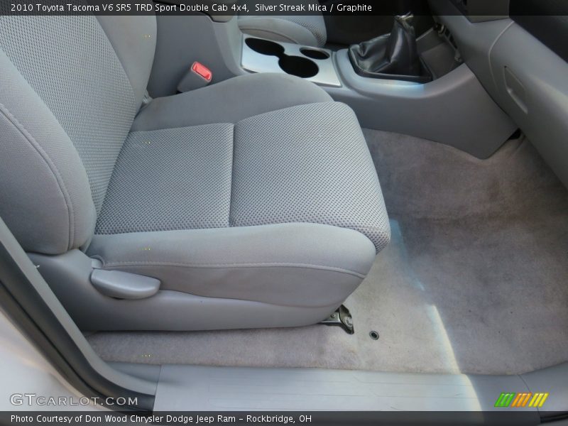 Silver Streak Mica / Graphite 2010 Toyota Tacoma V6 SR5 TRD Sport Double Cab 4x4