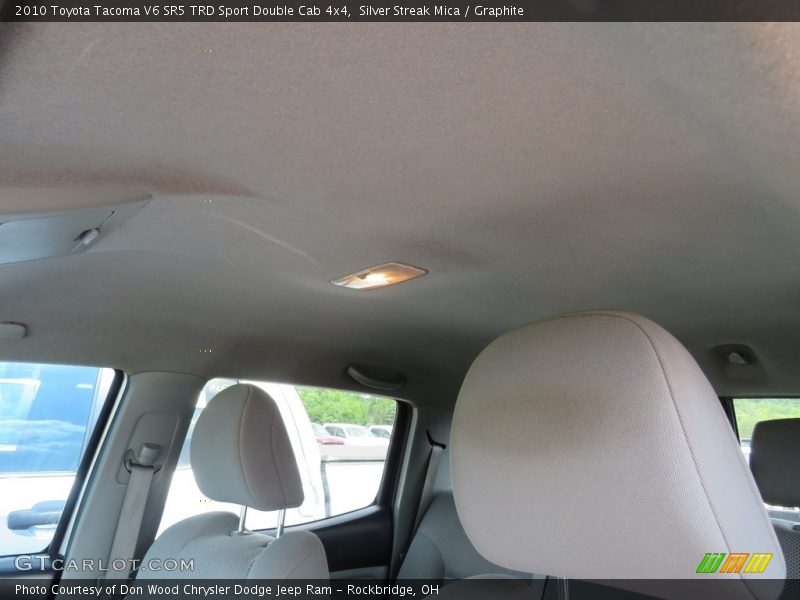 Silver Streak Mica / Graphite 2010 Toyota Tacoma V6 SR5 TRD Sport Double Cab 4x4