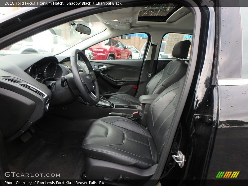 Front Seat of 2018 Focus Titanium Hatch