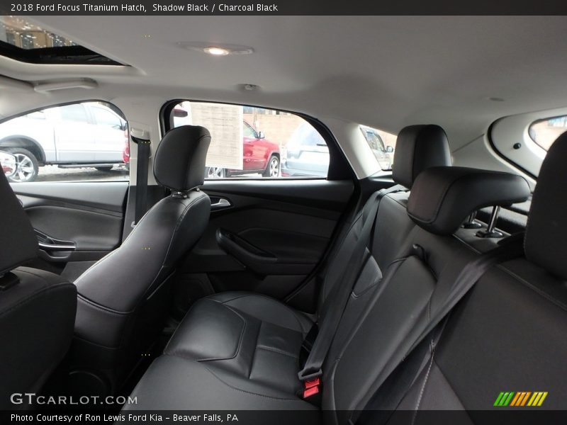 Rear Seat of 2018 Focus Titanium Hatch