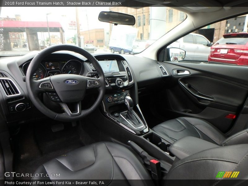 Front Seat of 2018 Focus Titanium Hatch