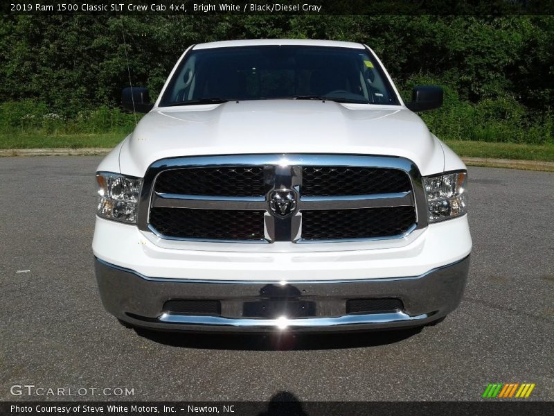 Bright White / Black/Diesel Gray 2019 Ram 1500 Classic SLT Crew Cab 4x4