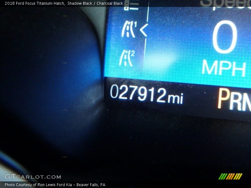 Shadow Black / Charcoal Black 2018 Ford Focus Titanium Hatch