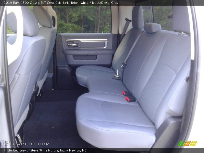 Bright White / Black/Diesel Gray 2019 Ram 1500 Classic SLT Crew Cab 4x4
