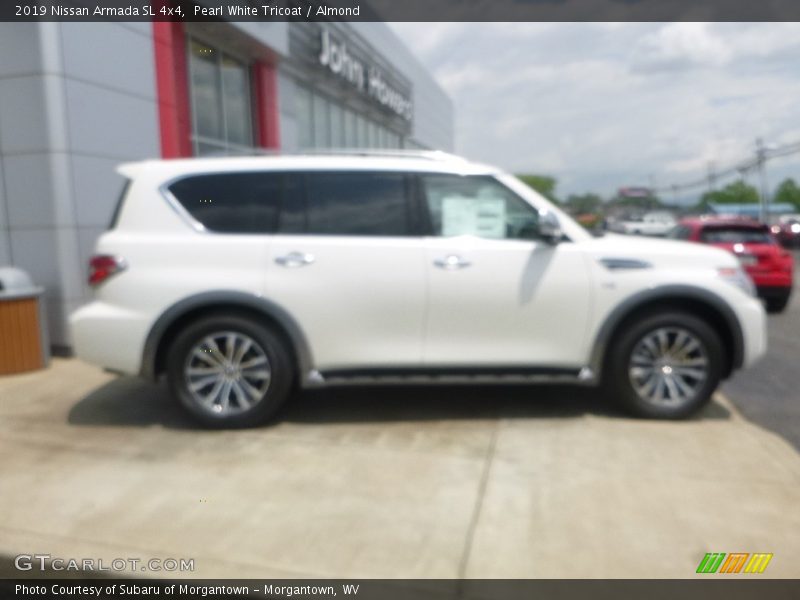 Pearl White Tricoat / Almond 2019 Nissan Armada SL 4x4
