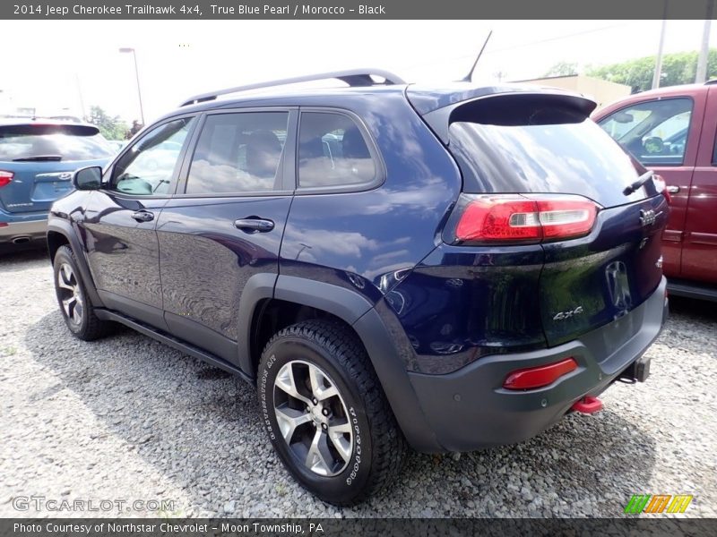 True Blue Pearl / Morocco - Black 2014 Jeep Cherokee Trailhawk 4x4