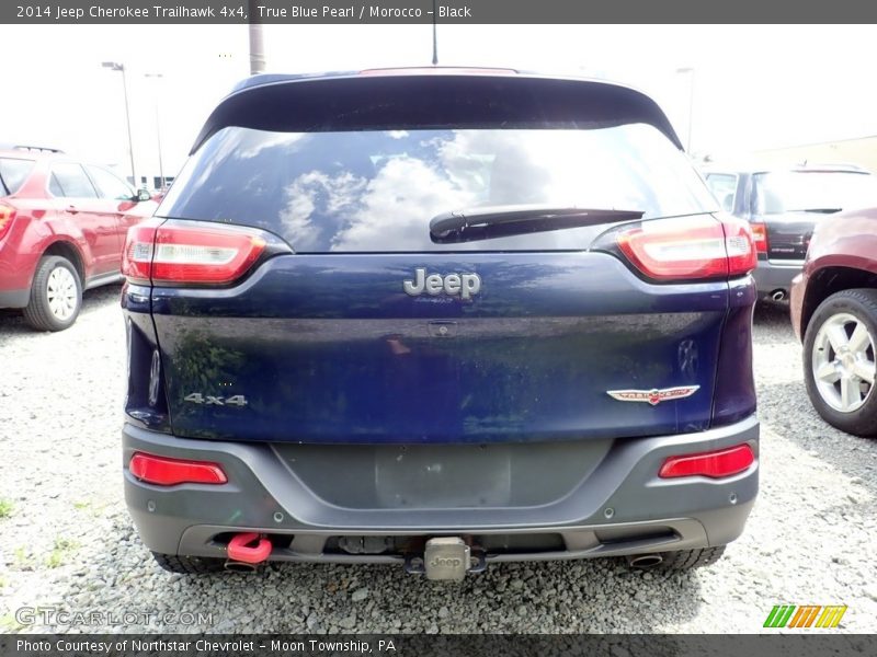 True Blue Pearl / Morocco - Black 2014 Jeep Cherokee Trailhawk 4x4