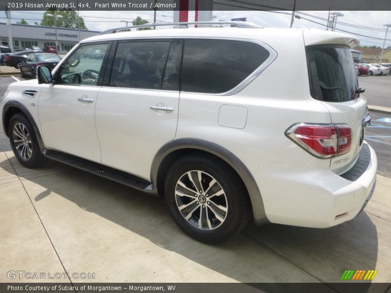 Pearl White Tricoat / Almond 2019 Nissan Armada SL 4x4