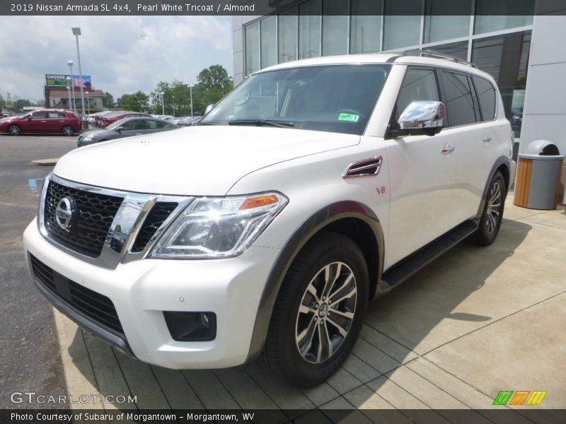 Pearl White Tricoat / Almond 2019 Nissan Armada SL 4x4