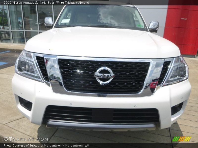 Pearl White Tricoat / Almond 2019 Nissan Armada SL 4x4