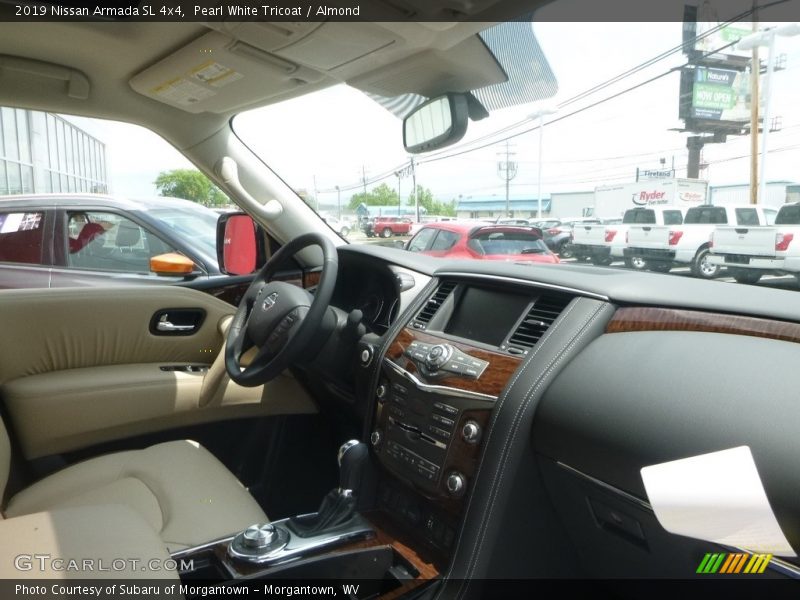Pearl White Tricoat / Almond 2019 Nissan Armada SL 4x4