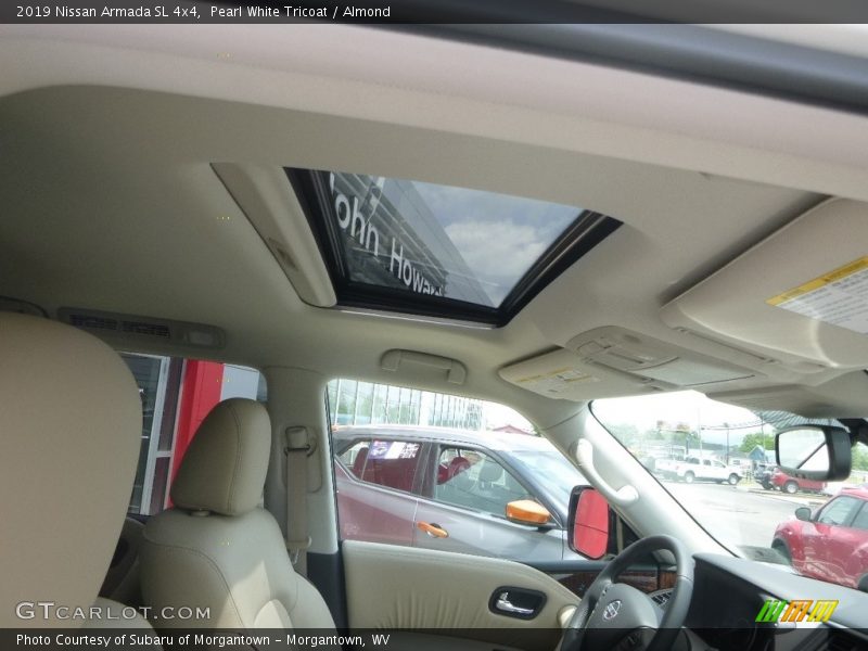 Pearl White Tricoat / Almond 2019 Nissan Armada SL 4x4
