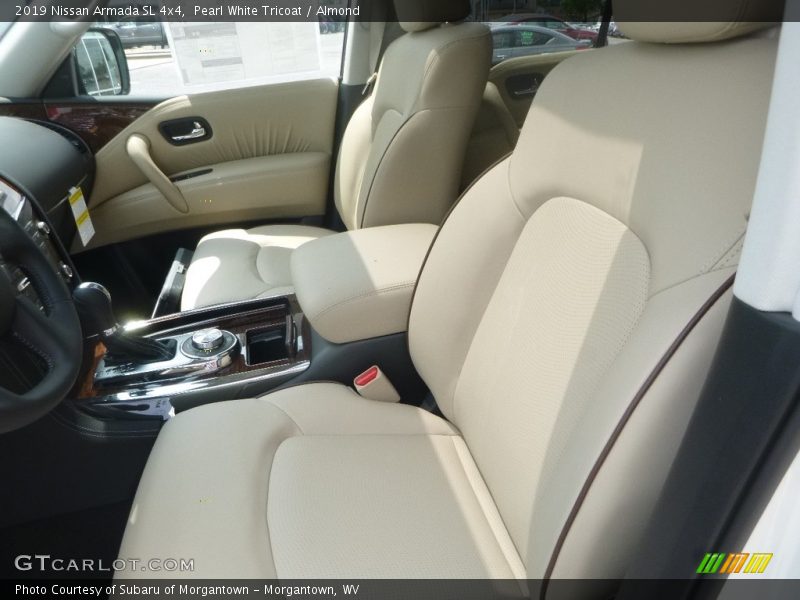 Pearl White Tricoat / Almond 2019 Nissan Armada SL 4x4