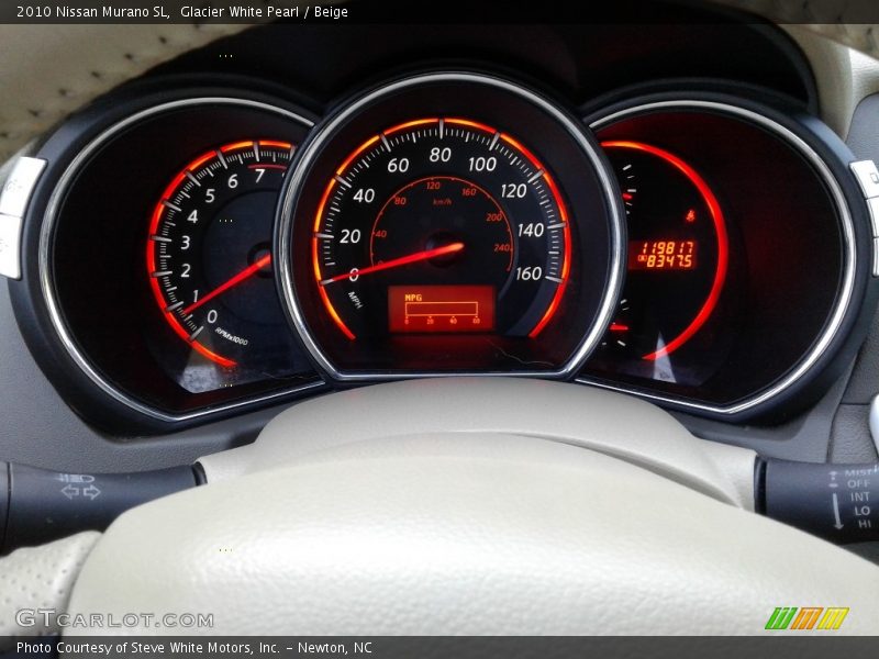 Glacier White Pearl / Beige 2010 Nissan Murano SL