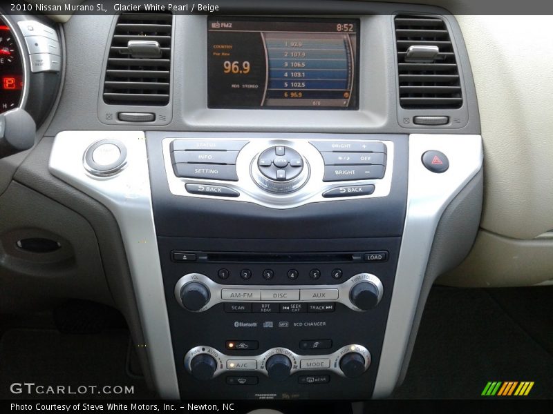 Glacier White Pearl / Beige 2010 Nissan Murano SL