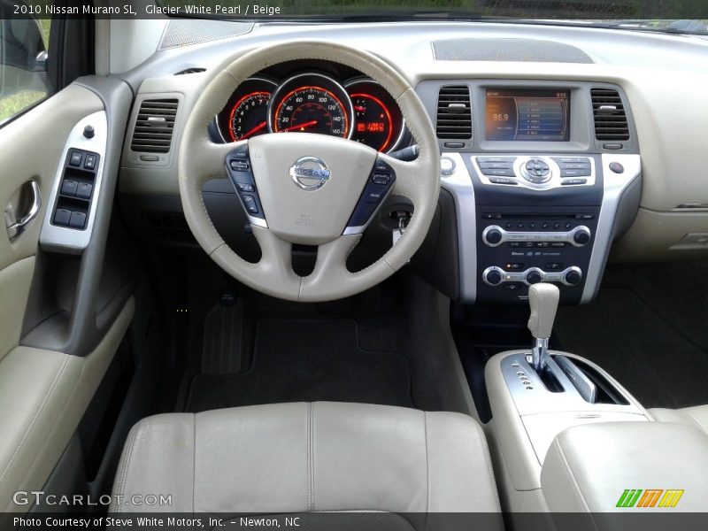 Glacier White Pearl / Beige 2010 Nissan Murano SL