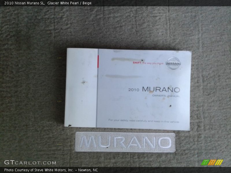 Glacier White Pearl / Beige 2010 Nissan Murano SL