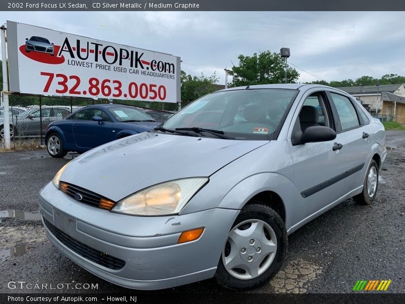 CD Silver Metallic / Medium Graphite 2002 Ford Focus LX Sedan