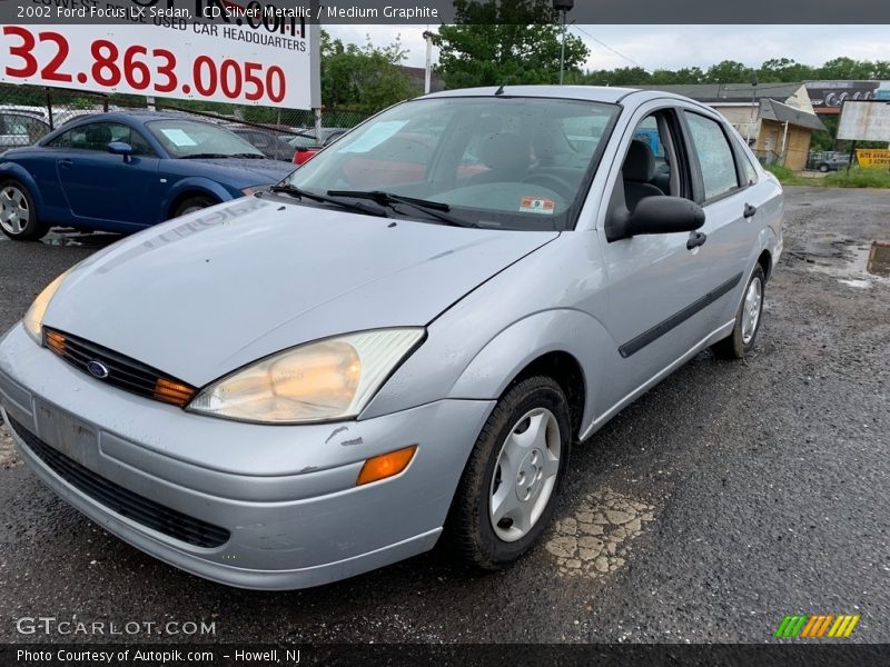 CD Silver Metallic / Medium Graphite 2002 Ford Focus LX Sedan