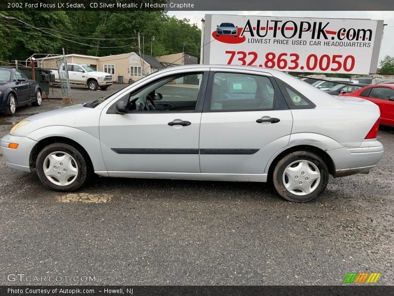 CD Silver Metallic / Medium Graphite 2002 Ford Focus LX Sedan