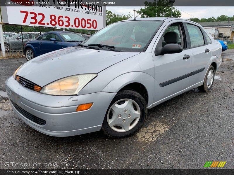 CD Silver Metallic / Medium Graphite 2002 Ford Focus LX Sedan