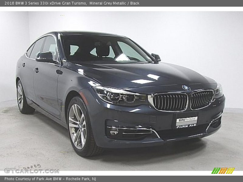Mineral Grey Metallic / Black 2018 BMW 3 Series 330i xDrive Gran Turismo