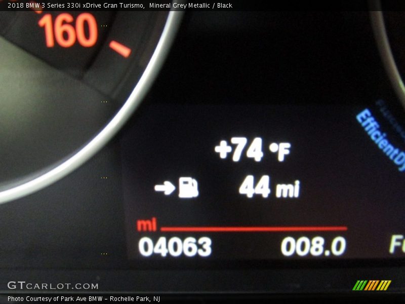 Mineral Grey Metallic / Black 2018 BMW 3 Series 330i xDrive Gran Turismo
