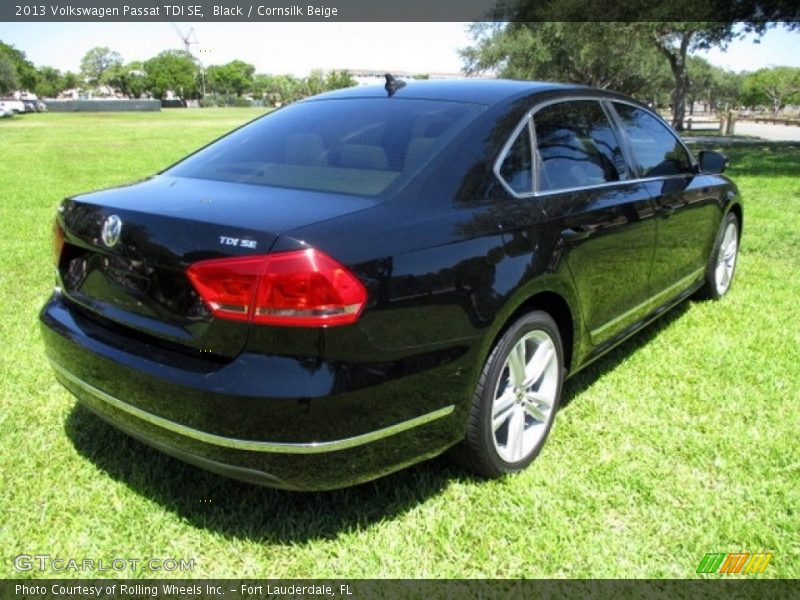 Black / Cornsilk Beige 2013 Volkswagen Passat TDI SE