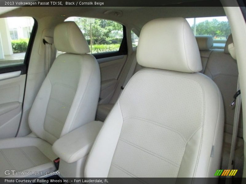 Black / Cornsilk Beige 2013 Volkswagen Passat TDI SE