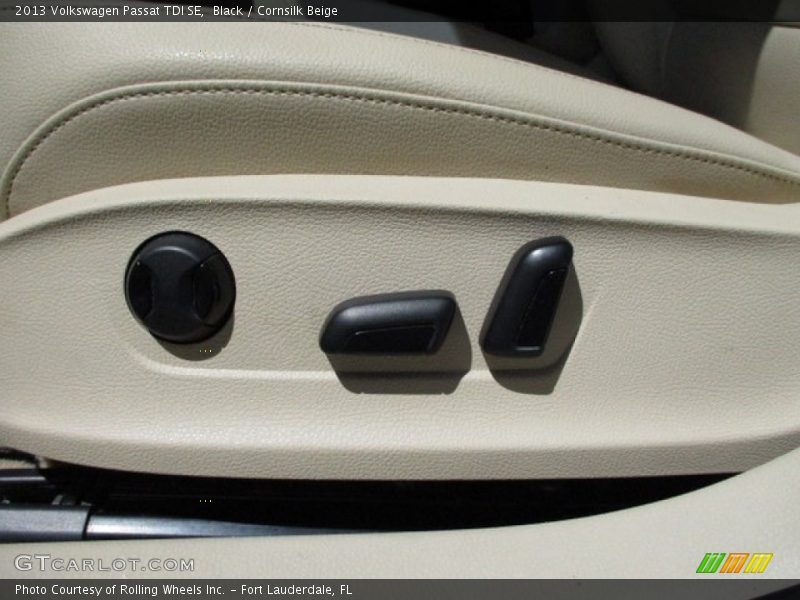 Black / Cornsilk Beige 2013 Volkswagen Passat TDI SE