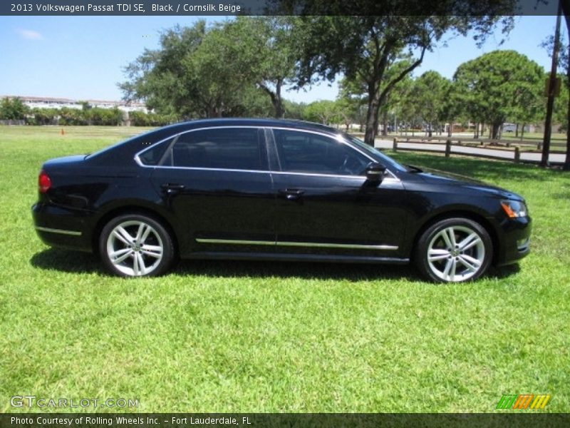 Black / Cornsilk Beige 2013 Volkswagen Passat TDI SE