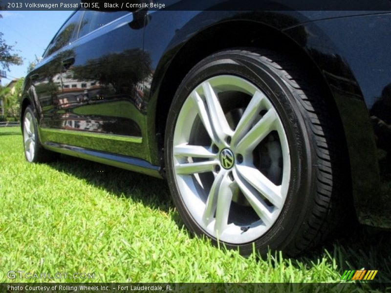 Black / Cornsilk Beige 2013 Volkswagen Passat TDI SE