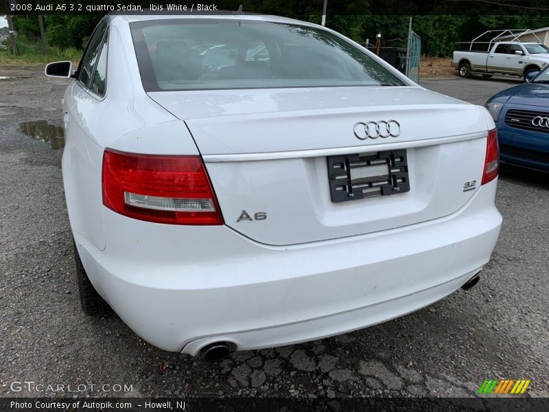 Ibis White / Black 2008 Audi A6 3.2 quattro Sedan