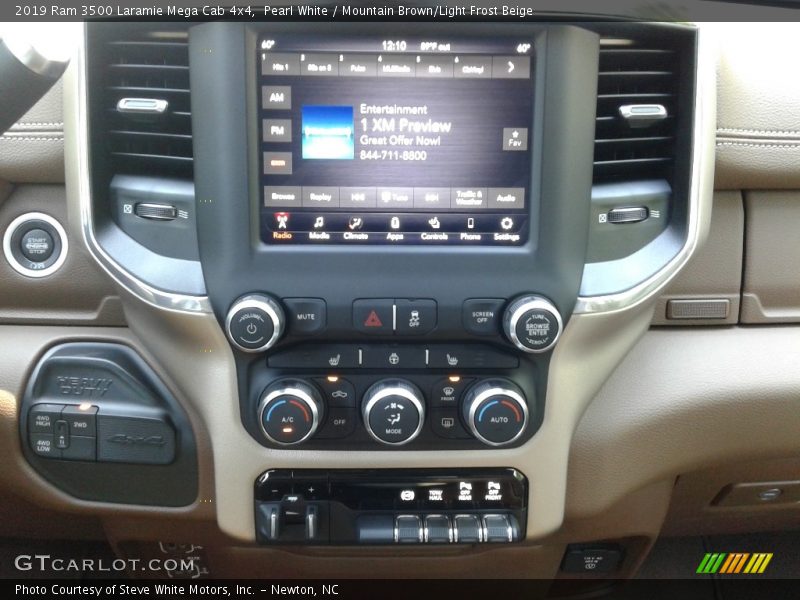 Controls of 2019 3500 Laramie Mega Cab 4x4