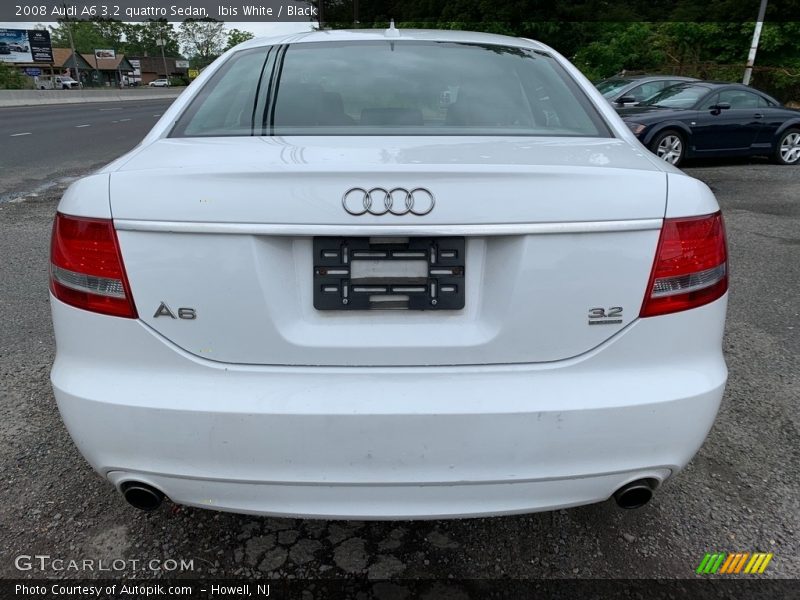 Ibis White / Black 2008 Audi A6 3.2 quattro Sedan