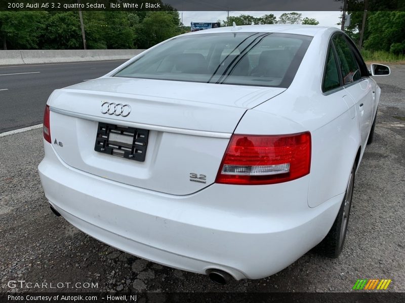 Ibis White / Black 2008 Audi A6 3.2 quattro Sedan