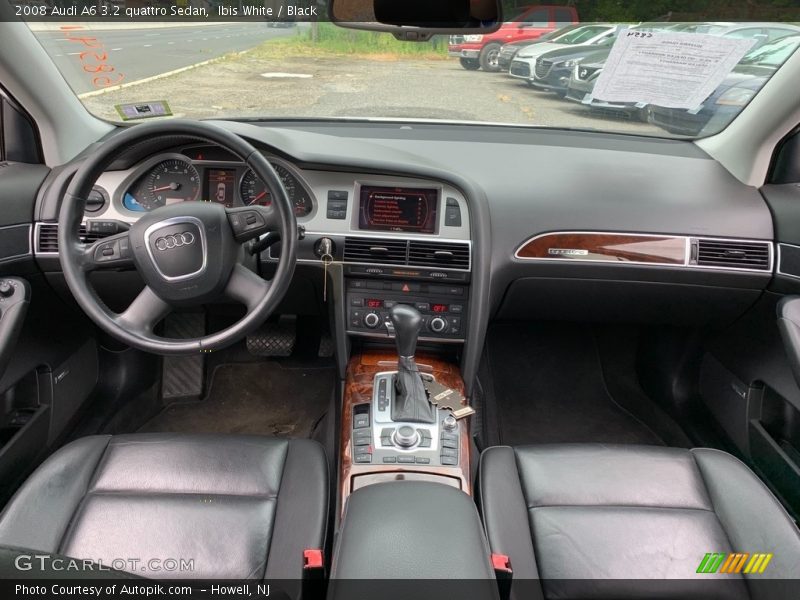 Ibis White / Black 2008 Audi A6 3.2 quattro Sedan