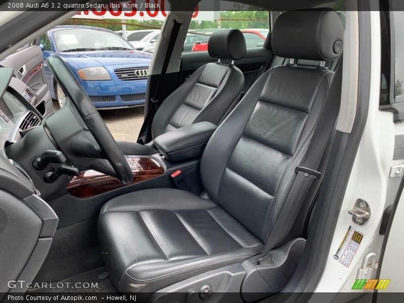 Ibis White / Black 2008 Audi A6 3.2 quattro Sedan
