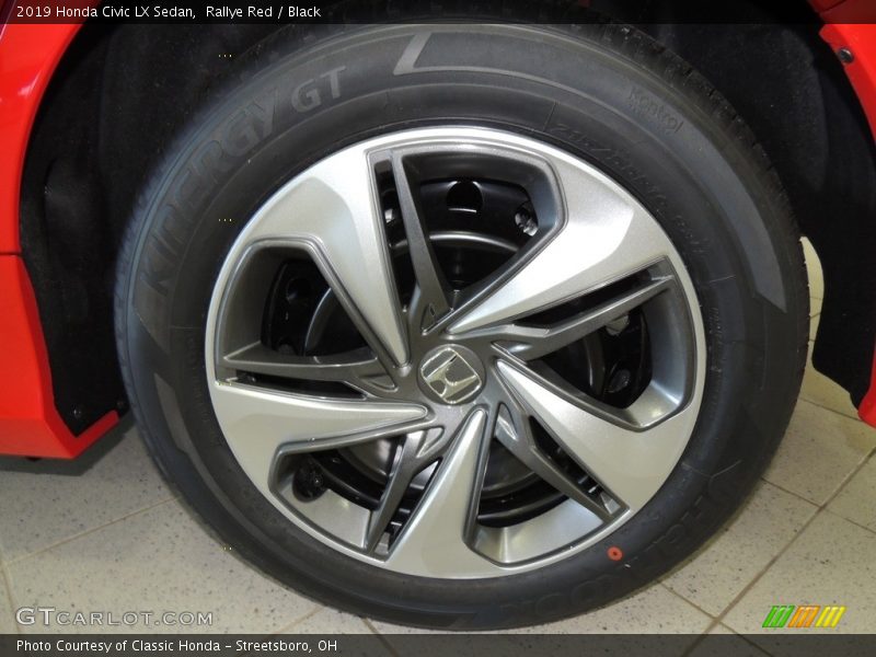 Rallye Red / Black 2019 Honda Civic LX Sedan
