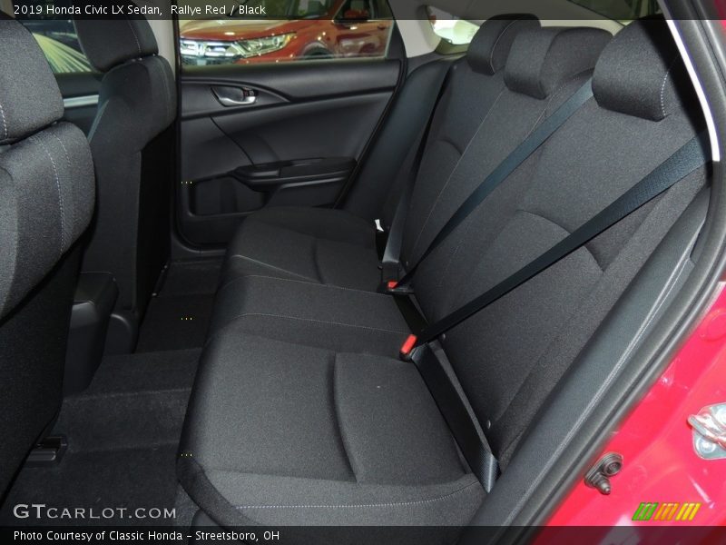 Rallye Red / Black 2019 Honda Civic LX Sedan
